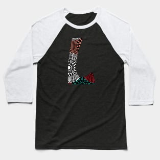 L Aboriginal Letter Baseball T-Shirt